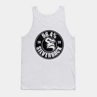 96.4% Silverback gym apparel in circle logo Tank Top